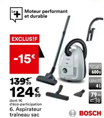 BUT Aspirateur traîneau sac offre