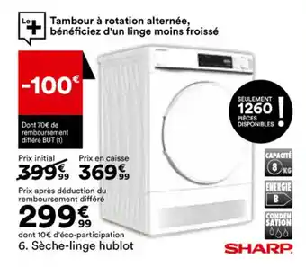 BUT Sèche-linge hublot offre