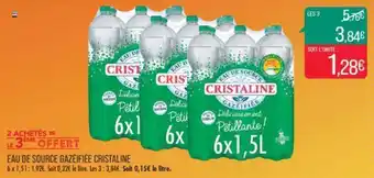 Match EAU DE SOURCE GAZÉIFIÉE CRISTALINE offre