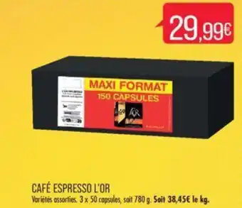CAFÉ ESPRESSO L'OR