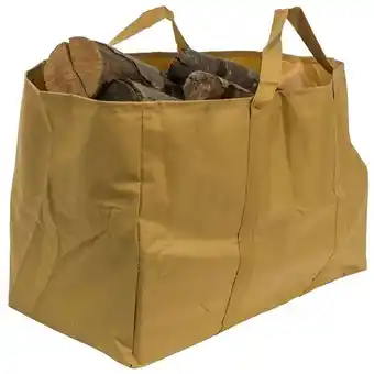 Bricomarché Sac porte bûches werka pro beige offre