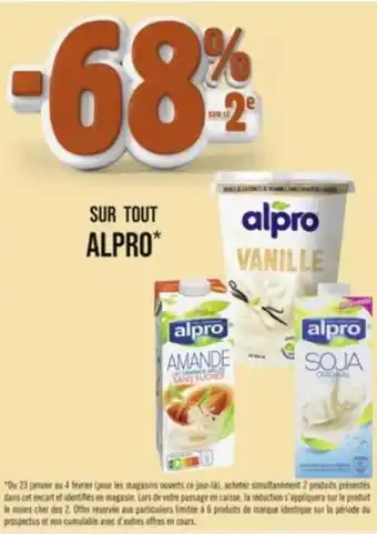 Géant Casino SUR TOUT ALPRO* offre