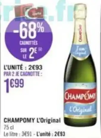 Géant Casino CHAMPOMY L'Original offre