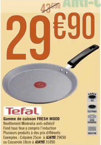 Géant Casino Gamme de cuisson FRESH MOOD offre