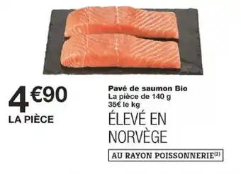 Monoprix Pavé de saumon Bio offre