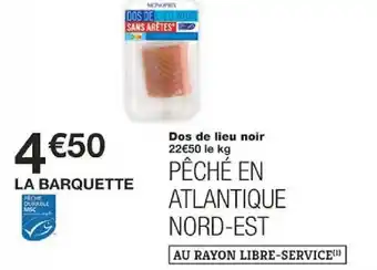 Monoprix Dos de lieu noir offre