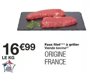 Monoprix Faux filet*** à griller Viande bovine(¹) offre