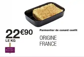 Monoprix Parmentier de canard confit offre