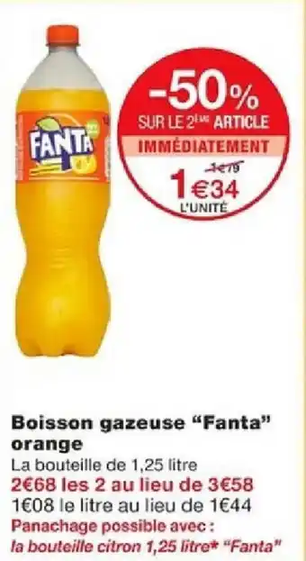 Monoprix Boisson gazeuse "Fanta" orange offre