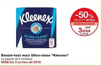 Monoprix Essuie-tout maxi Ultra-clean "Kleenex" offre