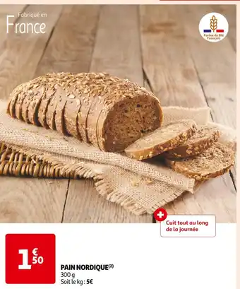 Auchan Supermarché Pain nordique offre