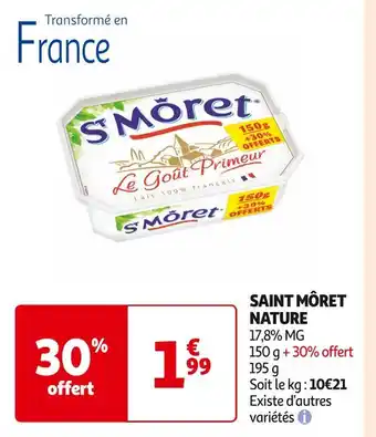 Auchan Supermarché Saint môret saint môret nature offre