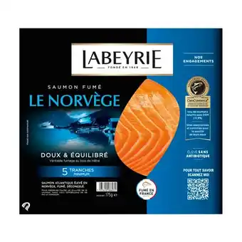 Auchan Saumon fumé de norvège labeyrie offre