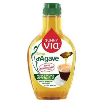 Auchan Sirop d'agave sunny via offre