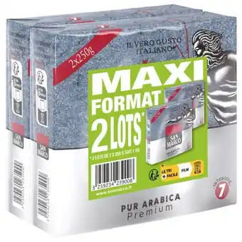 Auchan Café moulu san marco offre