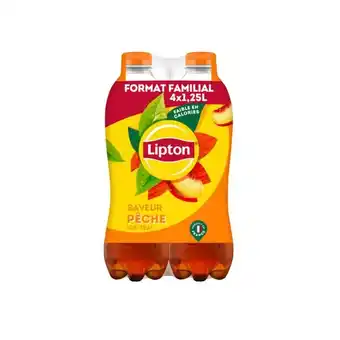 Auchan Lipton ice tea pêche offre