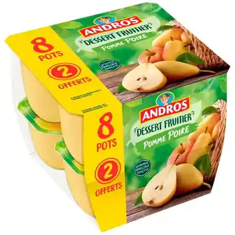 Auchan Dessert fruitier andros offre