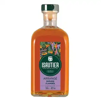 Auchan Rhum arrangé isautier banane flambée offre