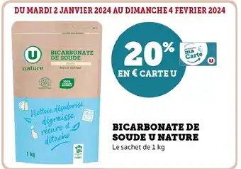Super U BICARBONATE DE SOUDE U NATURE offre