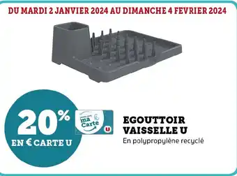 Super U EGOUTTOIR VAISSELLE U offre