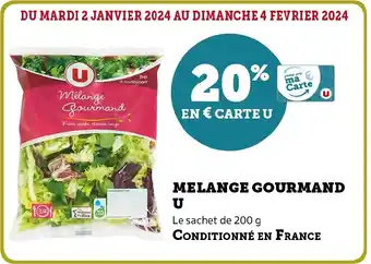 Super U MELANGE GOURMAND U offre