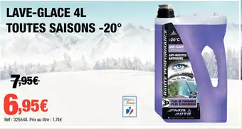 Autobacs LAVE-GLACE 4L TOUTES SAISONS -20° offre