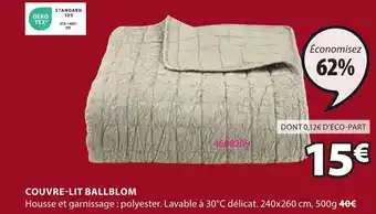 JYSK COUVRE-LIT BALLBLOM offre