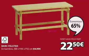 JYSK BANC FELSTED offre