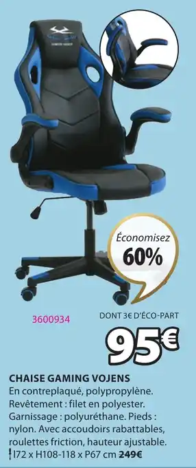 JYSK CHAISE GAMING VOJENS offre