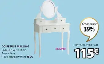 JYSK COIFFEUSE MALLING offre