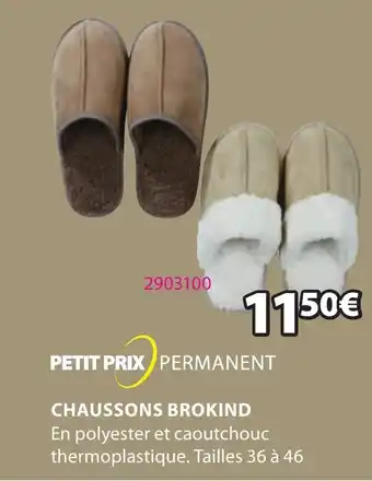 JYSK CHAUSSONS BROKIND offre