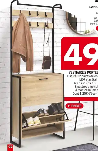 La Foir'Fouille VESTIAIRE 2 PORTES ALAN offre