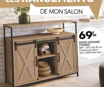La Foir'Fouille BUFFET CHEYENNE 2 PORTES offre