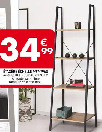 La Foir'Fouille ÉTAGÈRE ÉCHELLE MEMPHIS offre