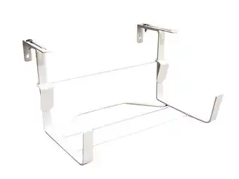 Bricorama Support jardinière fer plat fixations réglables - 35x18 cm - blanc offre