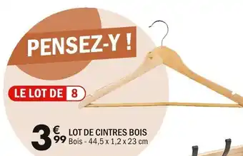 La Foir'Fouille LOT DE CINTRES BOIS offre