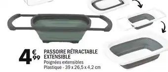 La Foir'Fouille PASSOIRE RÉTRACTABLE EXTENSIBLE offre