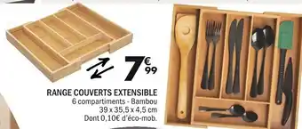 La Foir'Fouille RANGE COUVERTS EXTENSIBLE offre