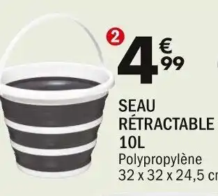 SEAU RÉTRACTABLE 10L