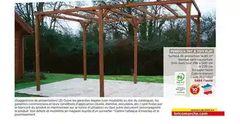 Bricomarché Pergola Tht à Toit Plat offre
