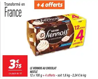 Netto LE VIENNOIS AU CHOCOLAT NESTLÉ offre