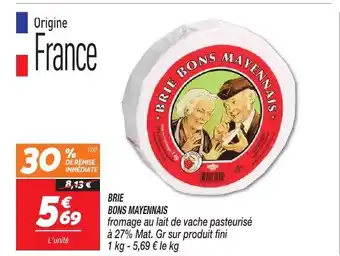 Netto BRIE BONS MAYENNAIS offre
