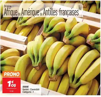 Netto BANANE Variété : Cavendish offre