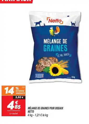 Netto MÉLANGE DE GRAINES POUR OISEAUX NETTO offre