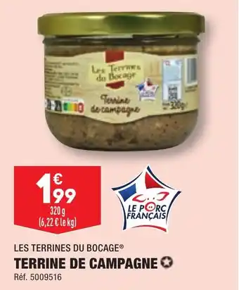 ALDI TERRINE DE CAMPAGNE offre