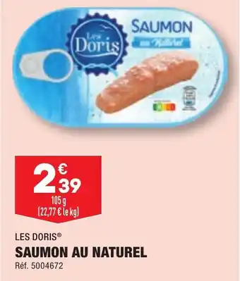 ALDI SAUMON AU NATUREL offre