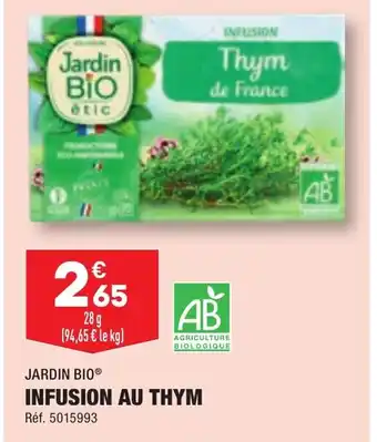 ALDI INFUSION AU THYM offre
