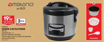 ALDI AMBIANOⓇ CUISEUR À RIZ ÉLECTRIQUE offre