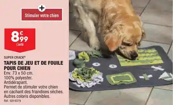 ALDI SUPER CRACK TAPIS DE JEU ET DE FOUILE POUR CHIEN offre