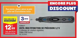 ALDI FERREXⓇ OUTIL MULTIFONCTION DE PRÉCISION 3,7 V offre